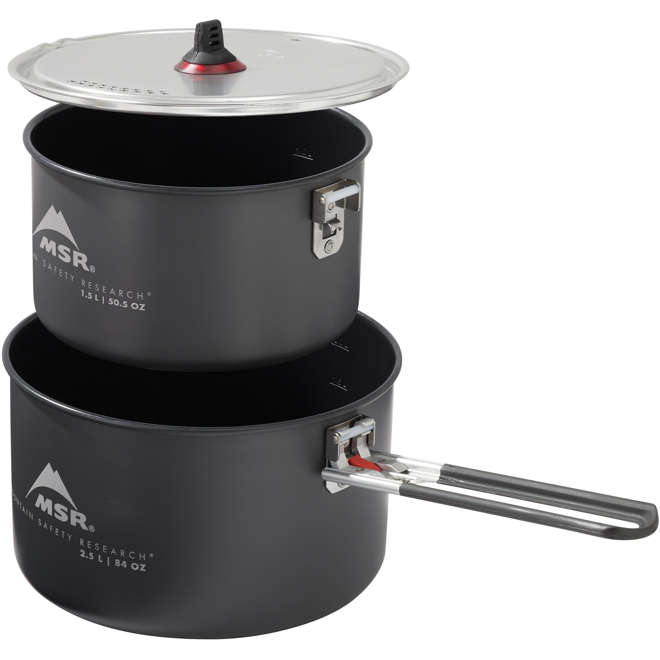 MSR Ceramic 2 Pot Camping Cook Set Back_Angled_Left