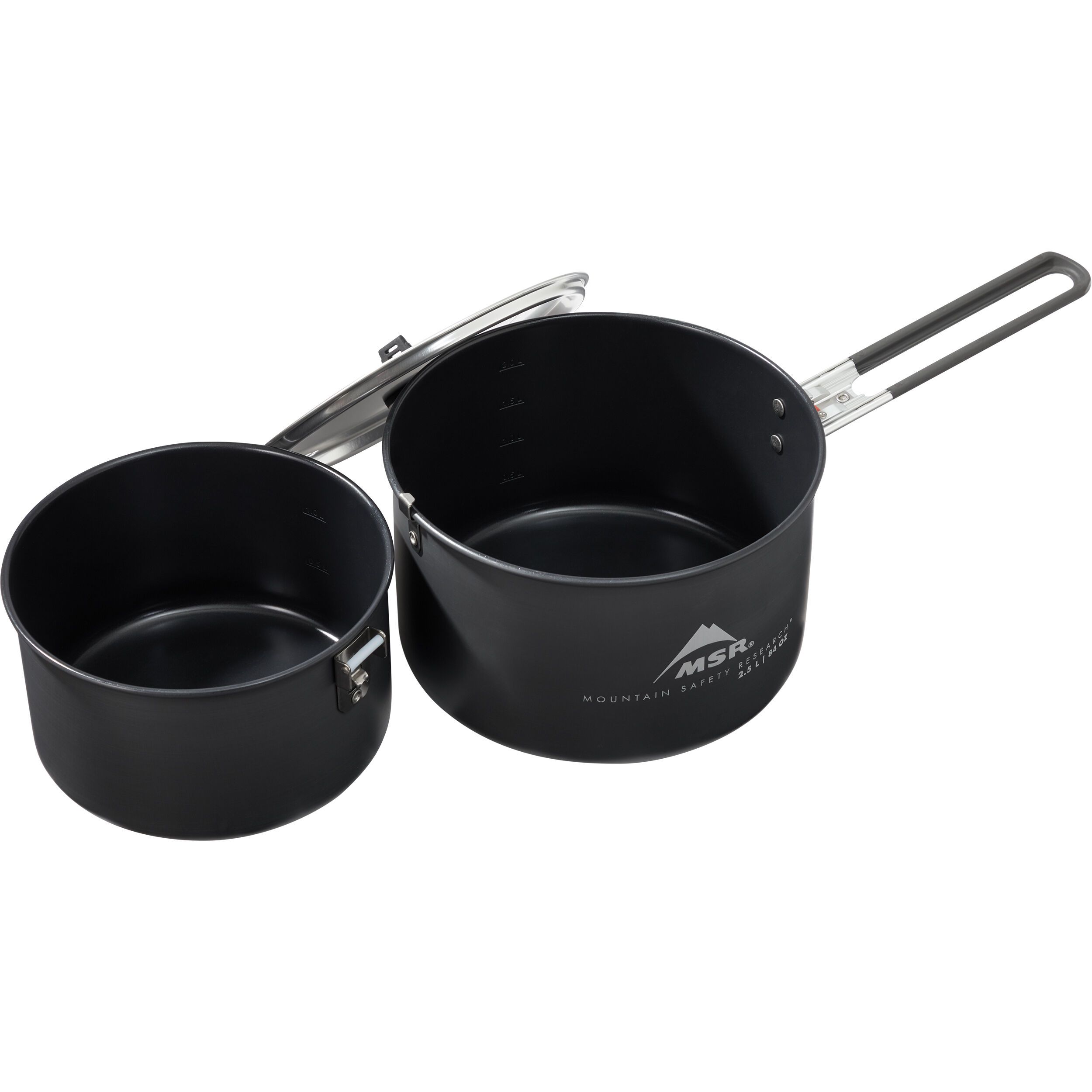MSR Ceramic 2 Pot Camping Cook Set Overhead_Plunge