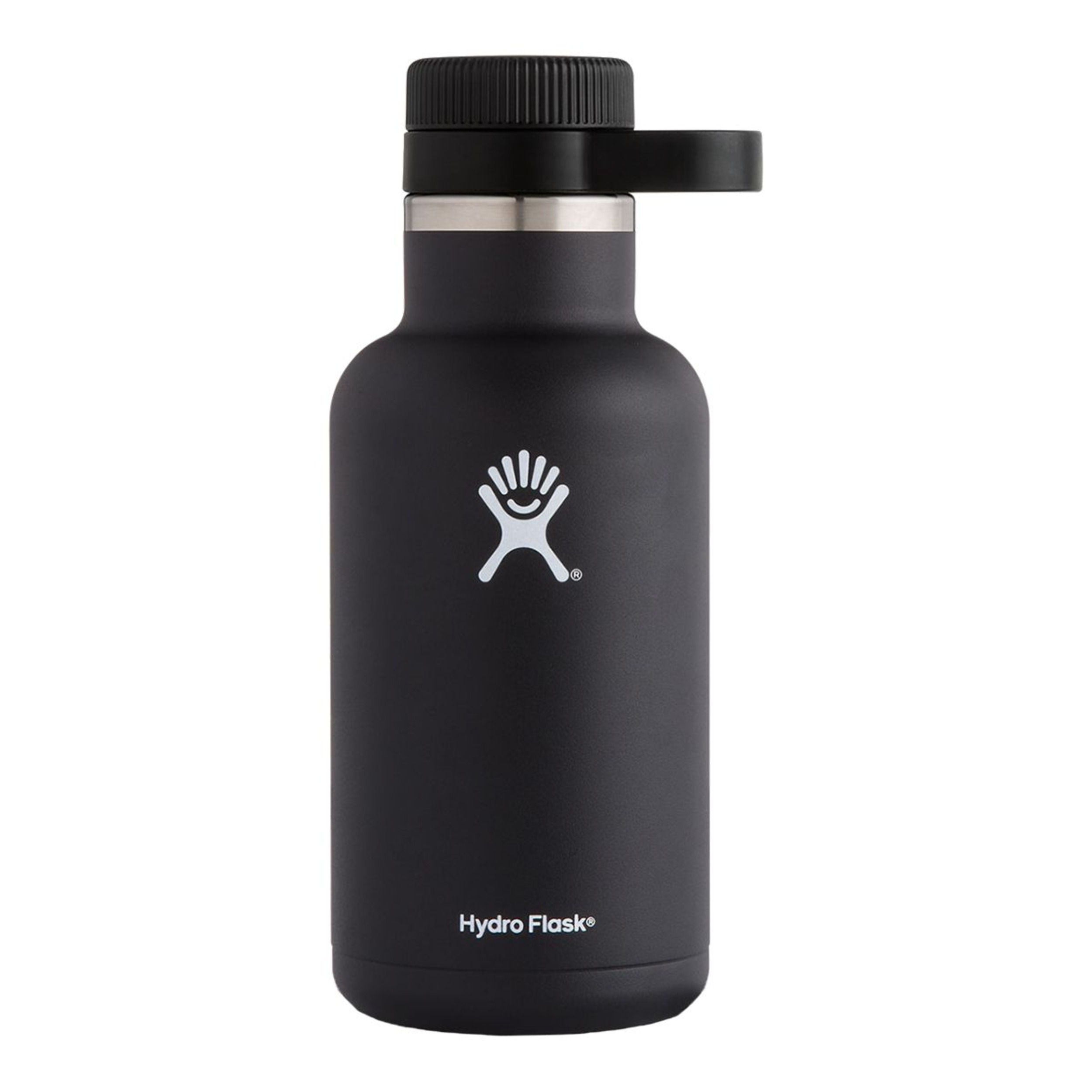 Hydro Flask 64 oz Insulated Stainless Steel Beer Growler with Screw Cap Front_Flat