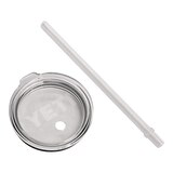 YETI Rambler® 10/20 oz Tumbler Straw Lid Overhead_Flat