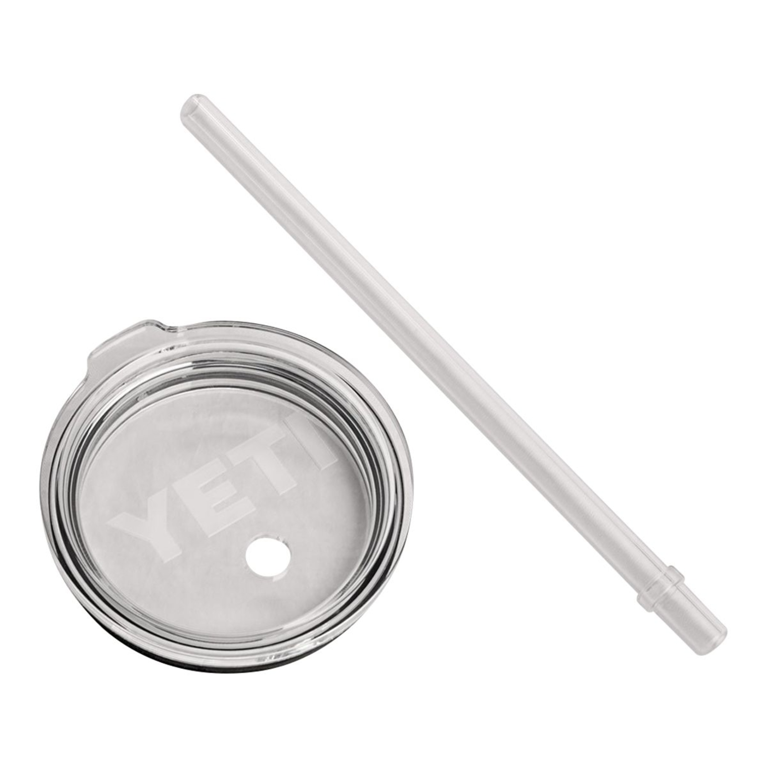YETI Rambler® 10/20 oz Tumbler Straw Lid Overhead_Flat