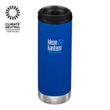 Klean Kanteen TK Wide 16 oz Water Bottle, Sip Lid, Insulated Stainless Steel, Chip Resistant Front_Elevated