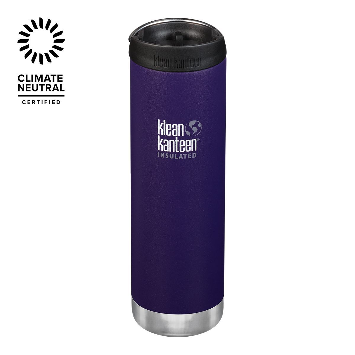 Klean Kanteen 20 oz Tumbler, Screw Cap, Insulated Stainless Steel, Chip Resistant Front_Elevated