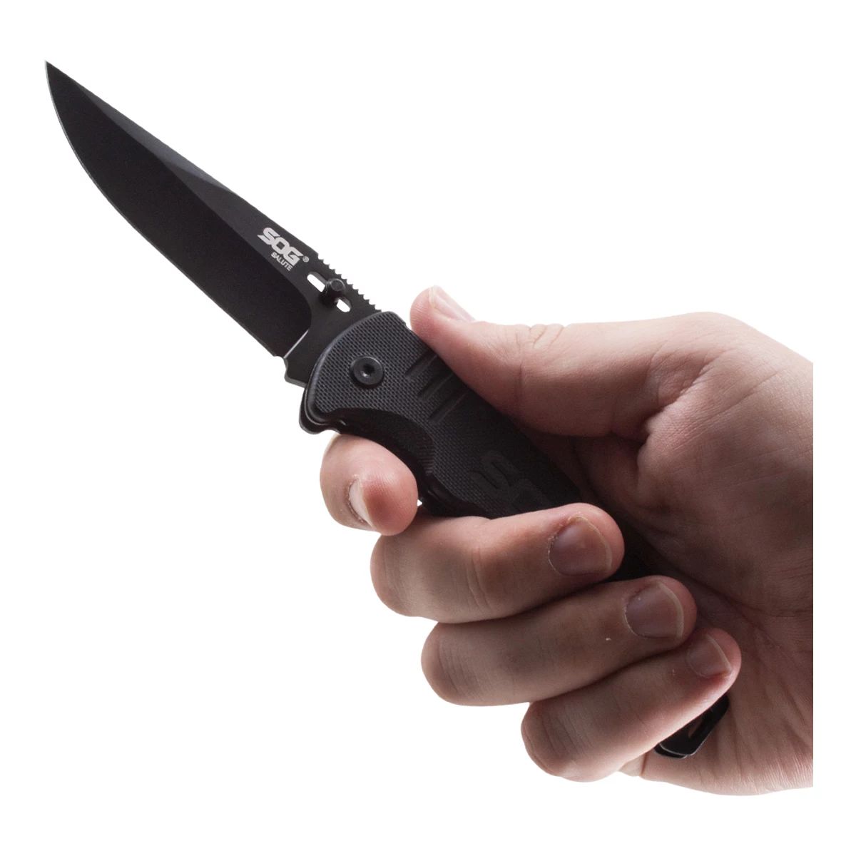 SOG Salute Black Back_Angled_Left