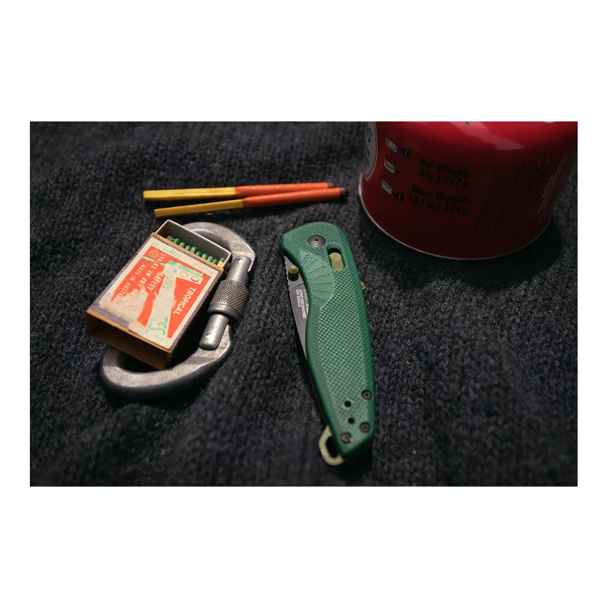 SOG Aegis Forest Moss Clip Point Blade Folding Knife Composite_or_Mixed