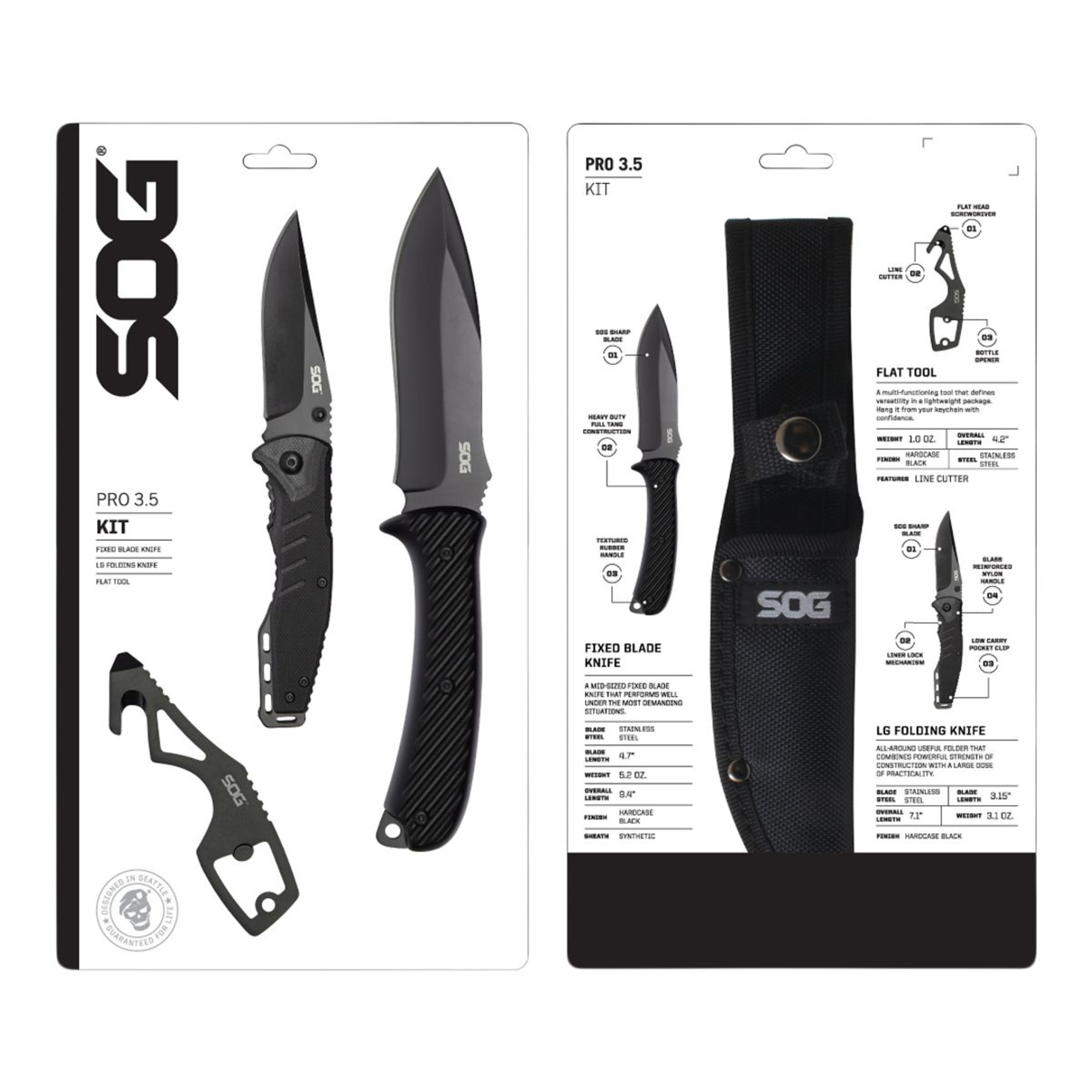 SOG Pro 3.5 Knife Bundle Kit Composite_or_Mixed