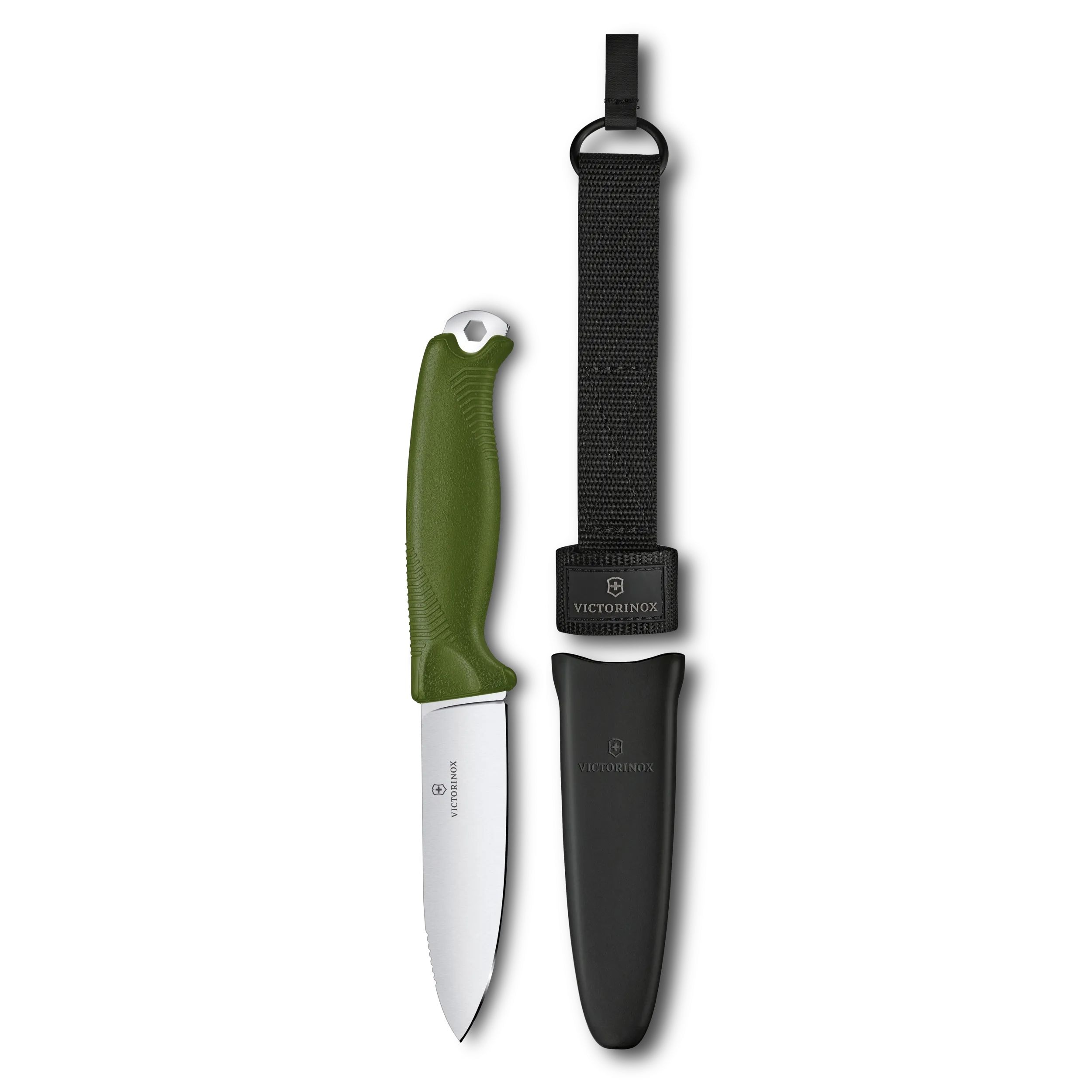 Victorinox Venture Fixed-blade Bushcraft Knife Front_Flat