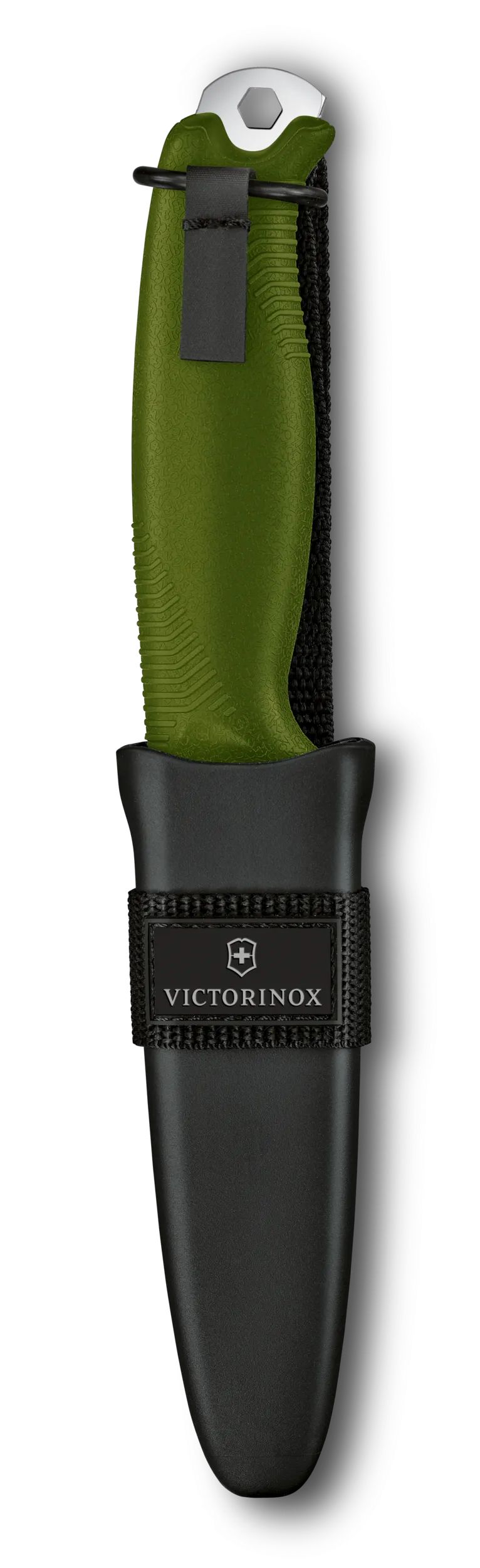 VICTORINOX Venture Fixed-blade Bushcraft Knife Front_Flat