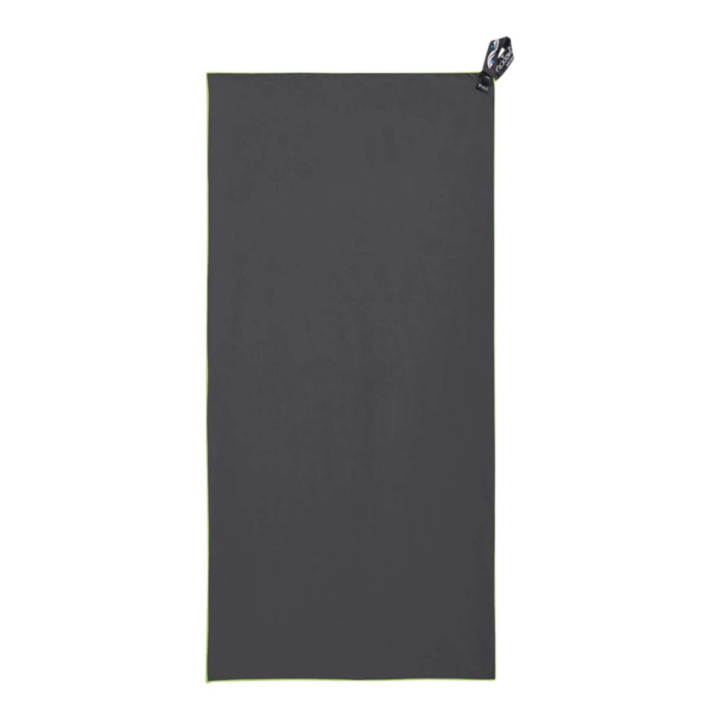 PackTowl Personal Body Towel - Charcoal Overhead_Flat