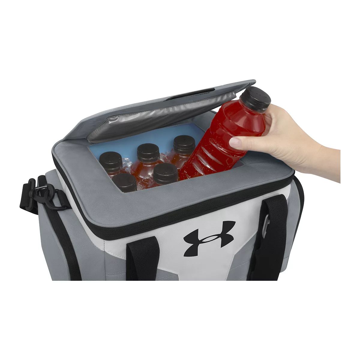 Under Armour 12 Can Sideline Soft Cooler, Grey