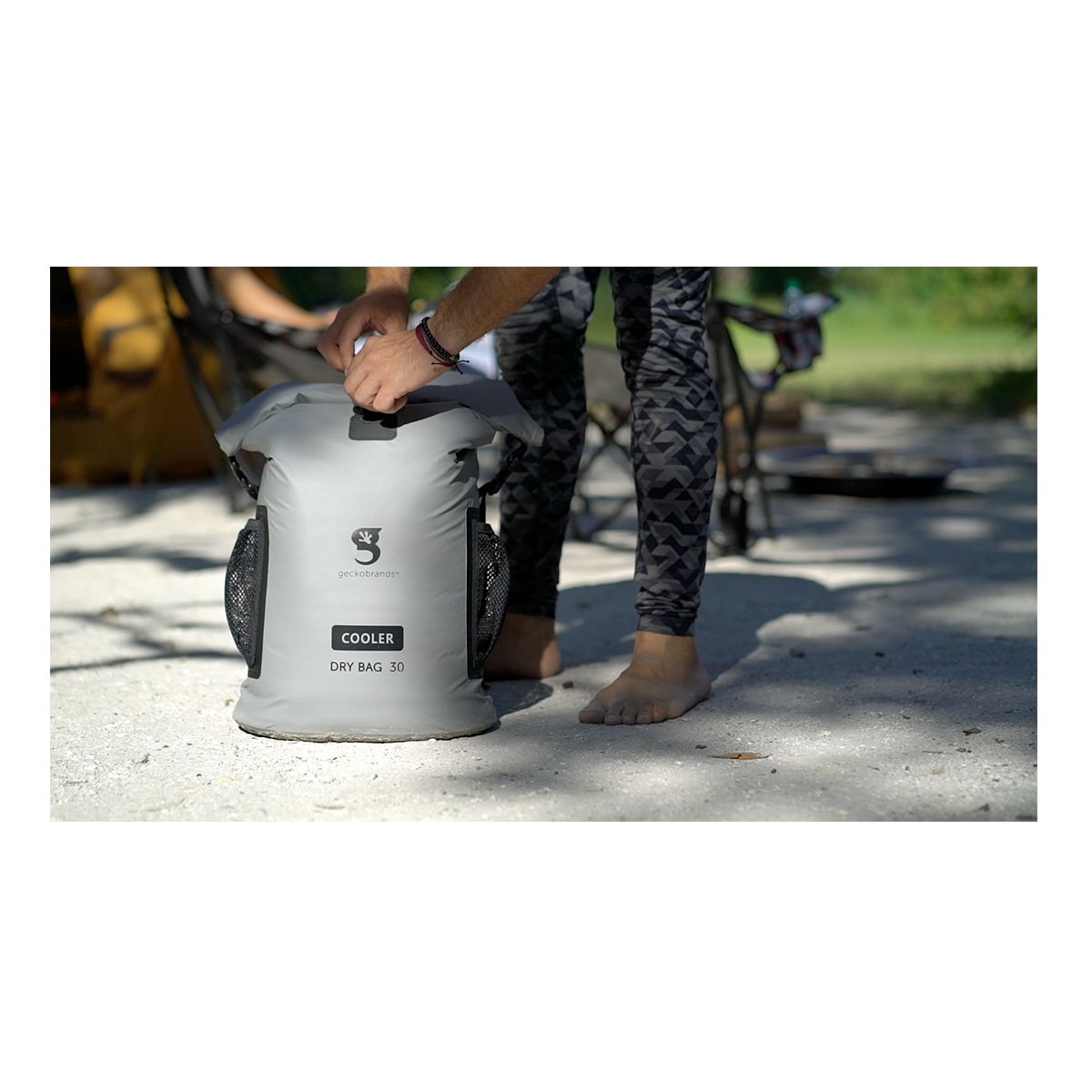 Gecko Backpack Dry Bag 30L Cooler Front_Flat