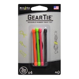 Nite Ize 3 Inch Gear Tie - 4 pk Front_Flat