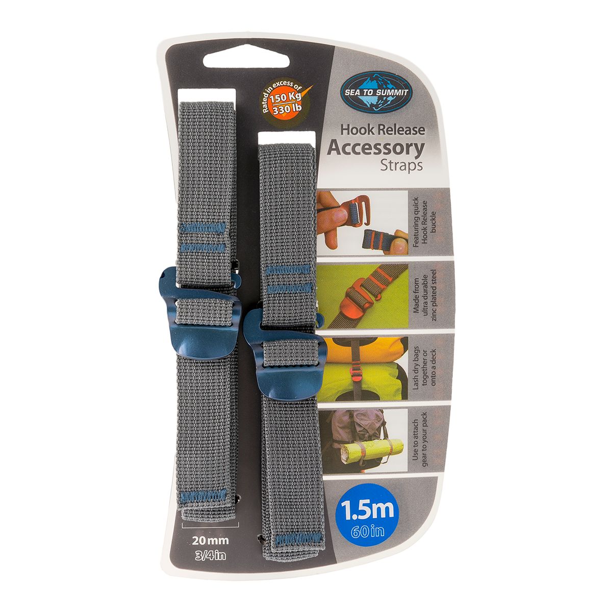 Sea To Summit 3/4" x 60" Accessory Strap with Quick Hook Release