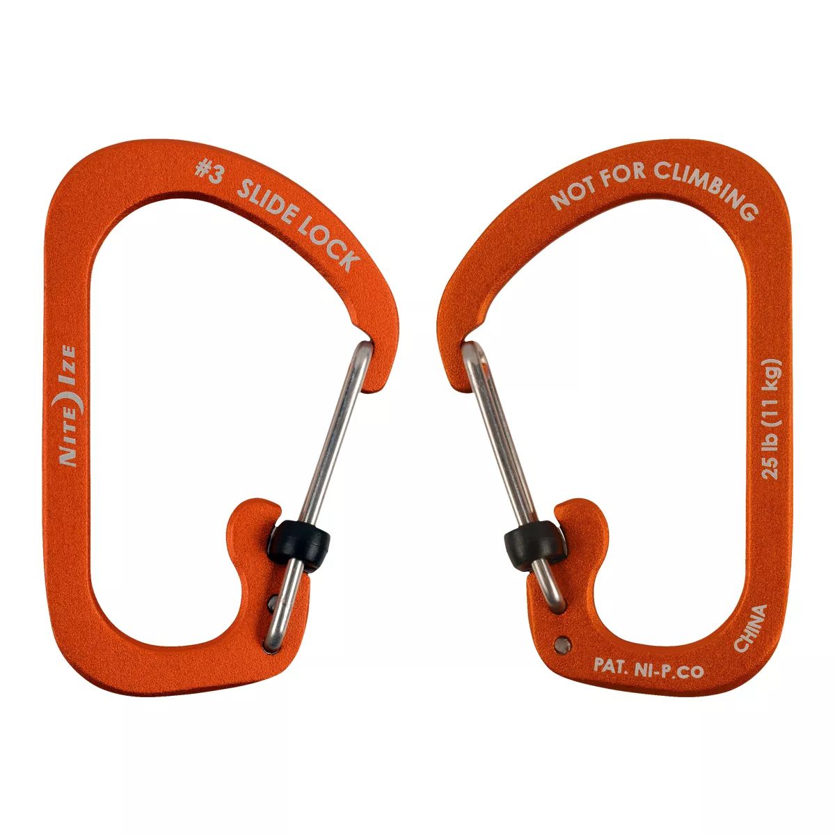 Nite Ize Aluminum Slidelock Carabiner Composite_or_Mixed