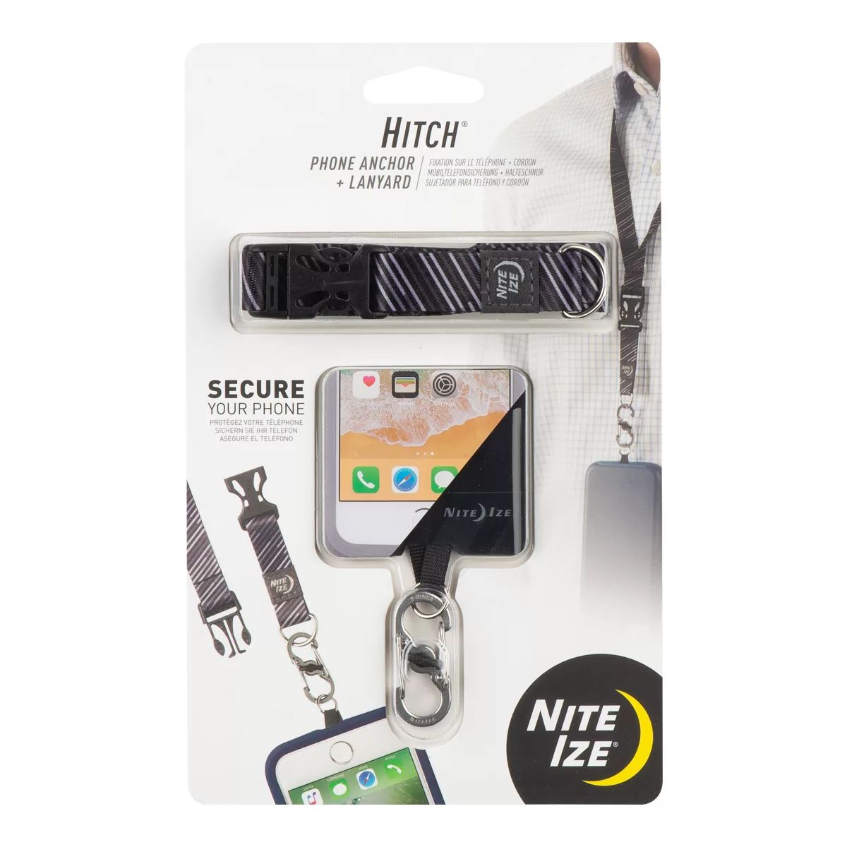 Nite Ize Hitch Phone Anchor + Lanyard Front_Flat