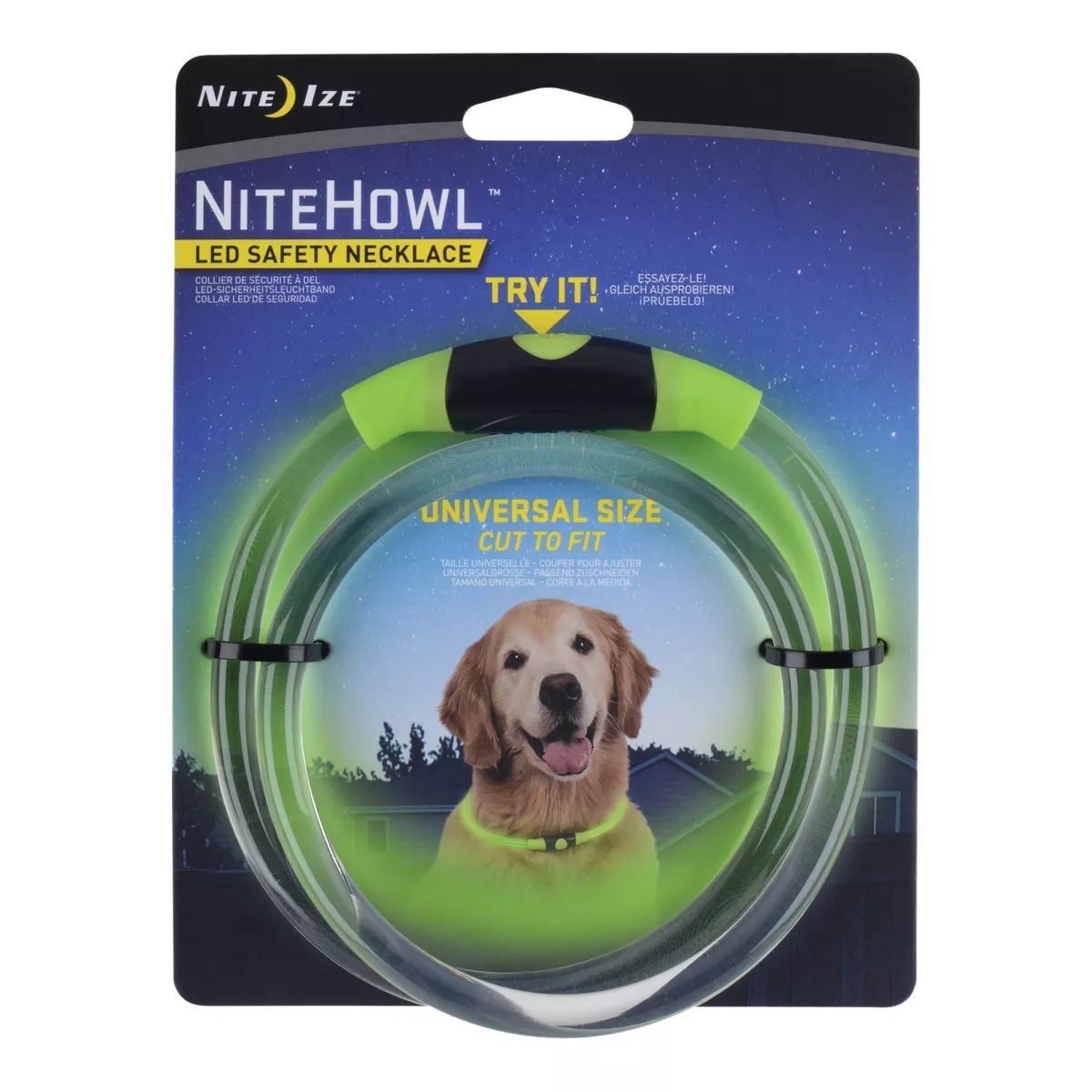 Nite Ize Nitehowl LED Safety Necklace Front_Flat