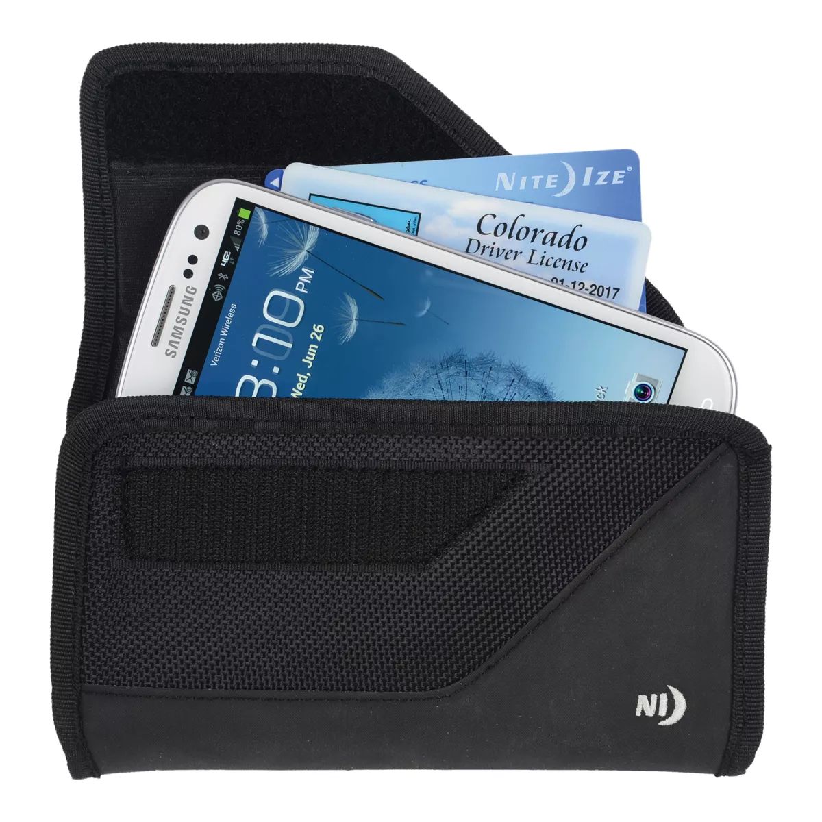 Nite Izet Clip Case Universal Holster XL Front_Flat