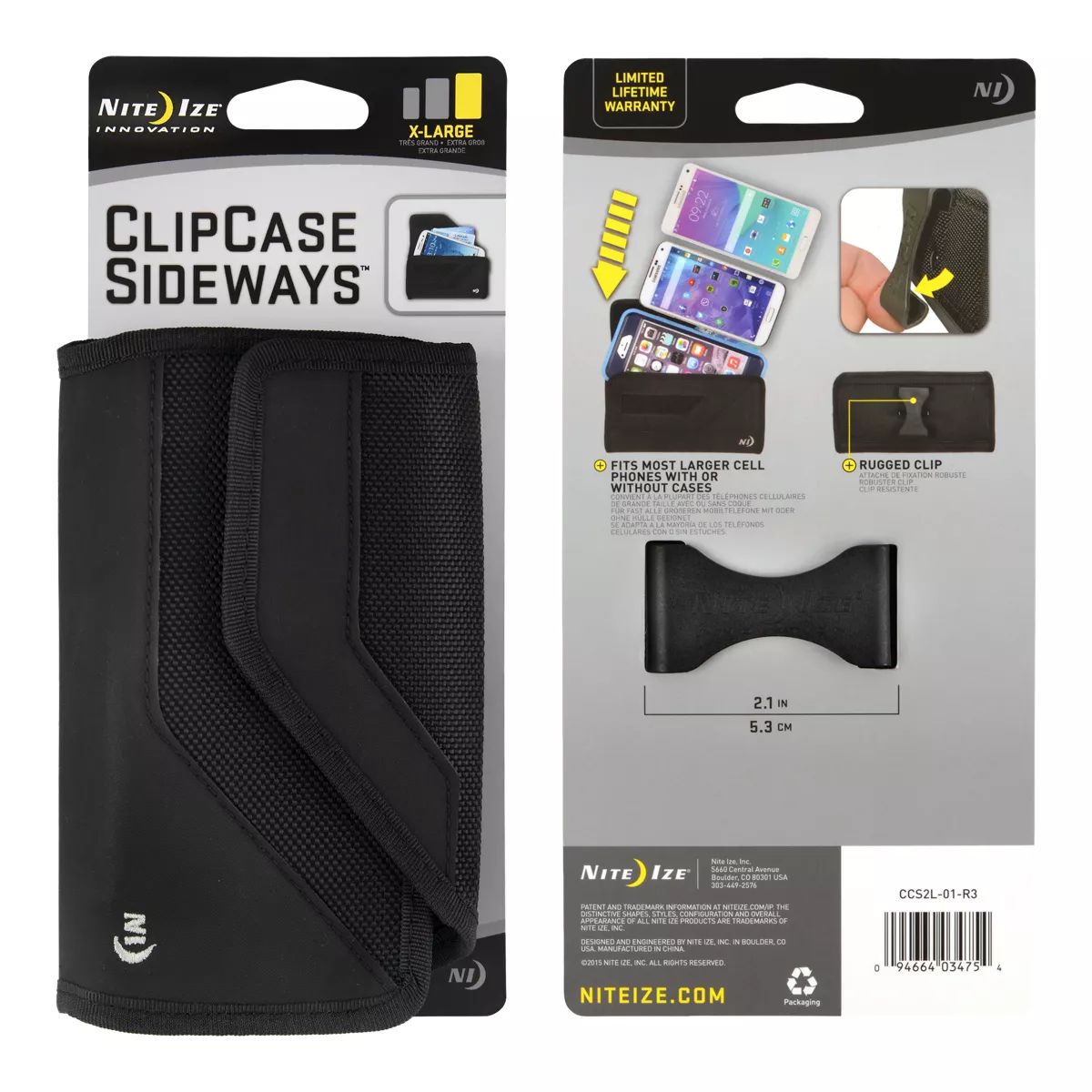 Nite Ize Clip Case Universal Holster XXL Composite_or_Mixed