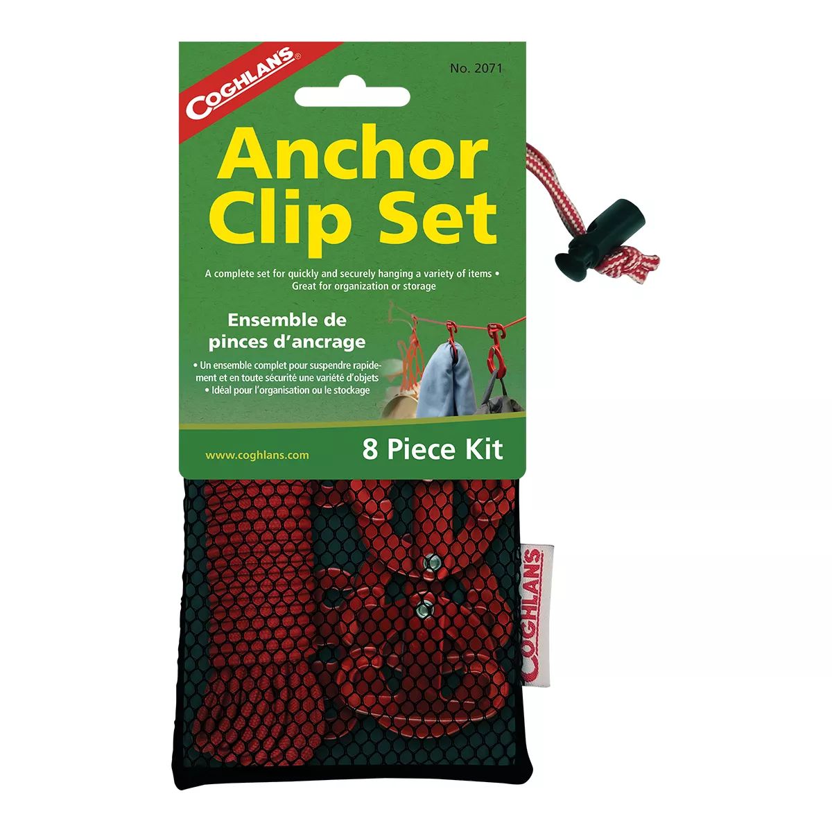 Coghlan's Anchor Clip Set Front_Flat