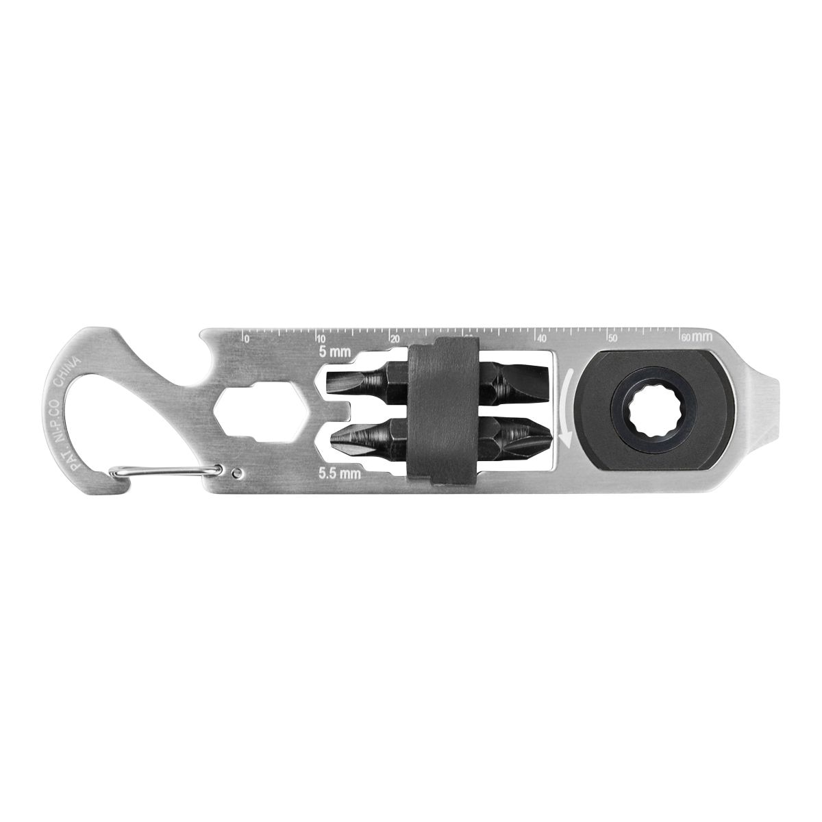 Nite Ize Doohickey Ratchet Key Tool Front_Flat