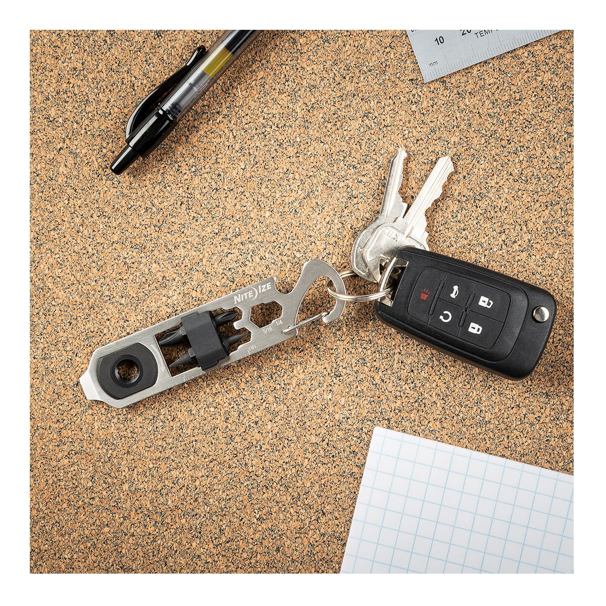 Nite Ize Doohickey Ratchet Key Tool Overhead_Flat
