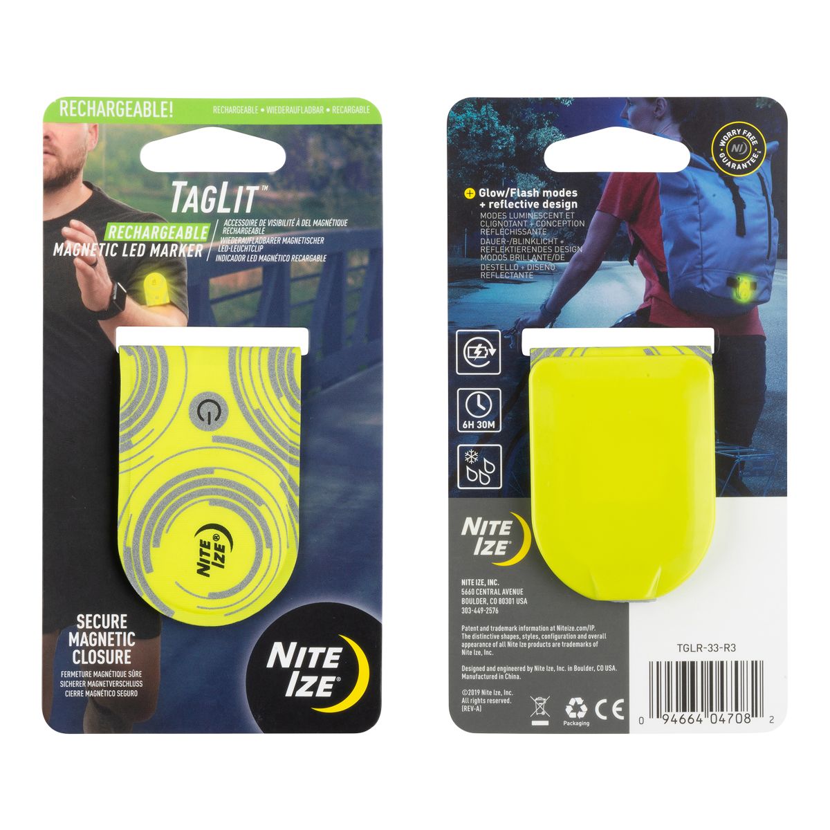 Nite Ize Taglit Rechargeable Magnetic LED Marker Composite_or_Mixed