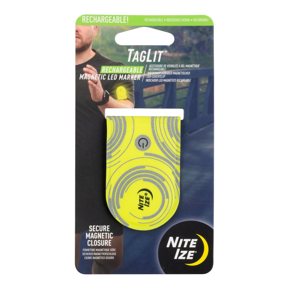 Nite Ize Taglit Rechargeable Magnetic LED Marker Front_Flat