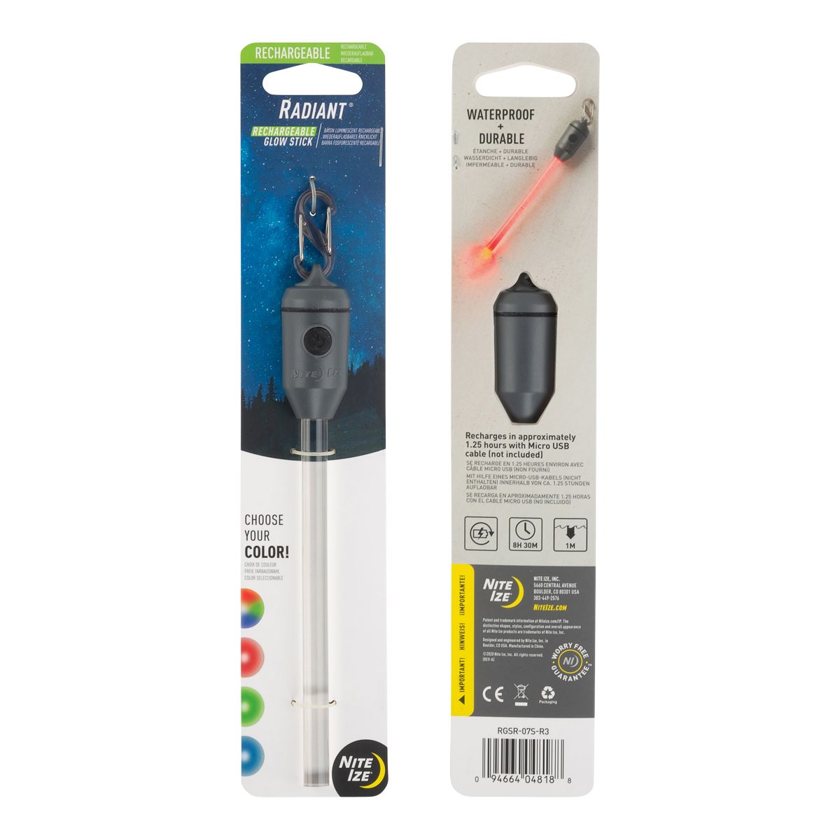 Nite Ize Radiant Rechargeable LED Glow Stick Composite_or_Mixed