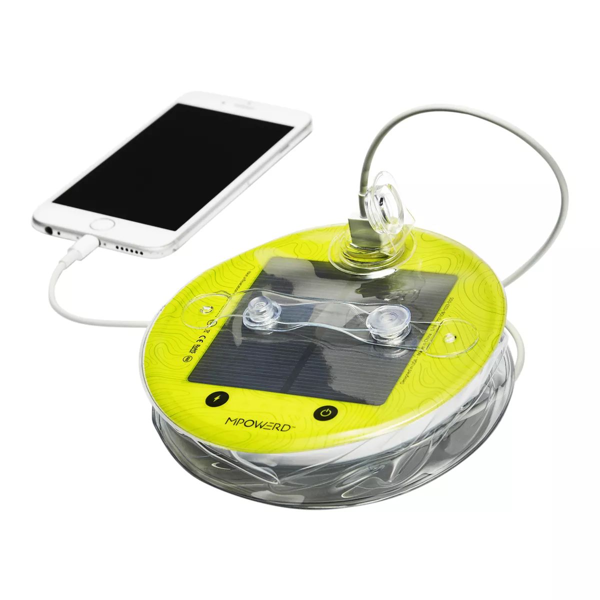 Luci Pro Series Outdoor 2.0 Inflatable Solar Light with Charging Front_Angled_Left