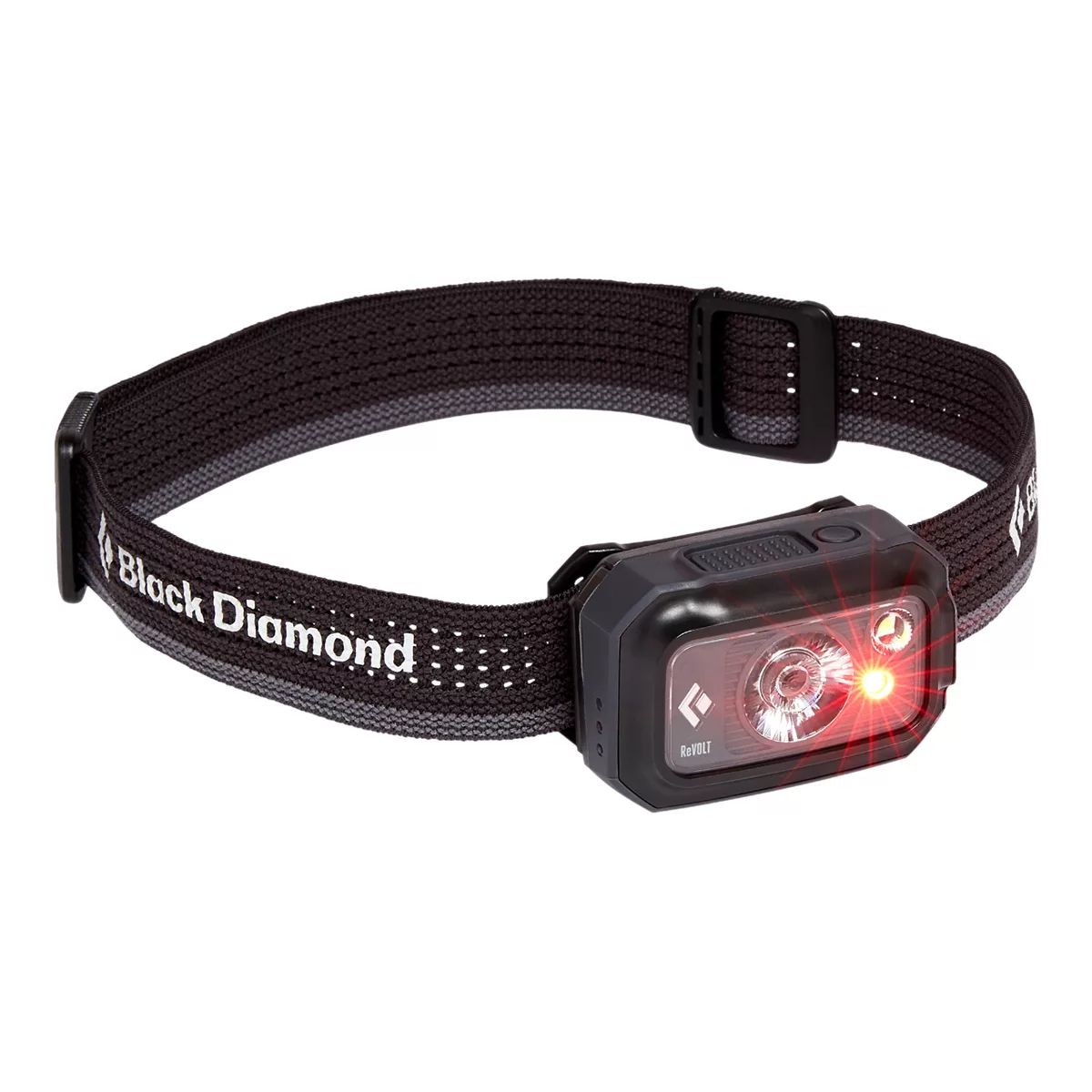 Black Diamond Revolt 350 Lumens Rechargeable Headlamp Front_Angled_Right
