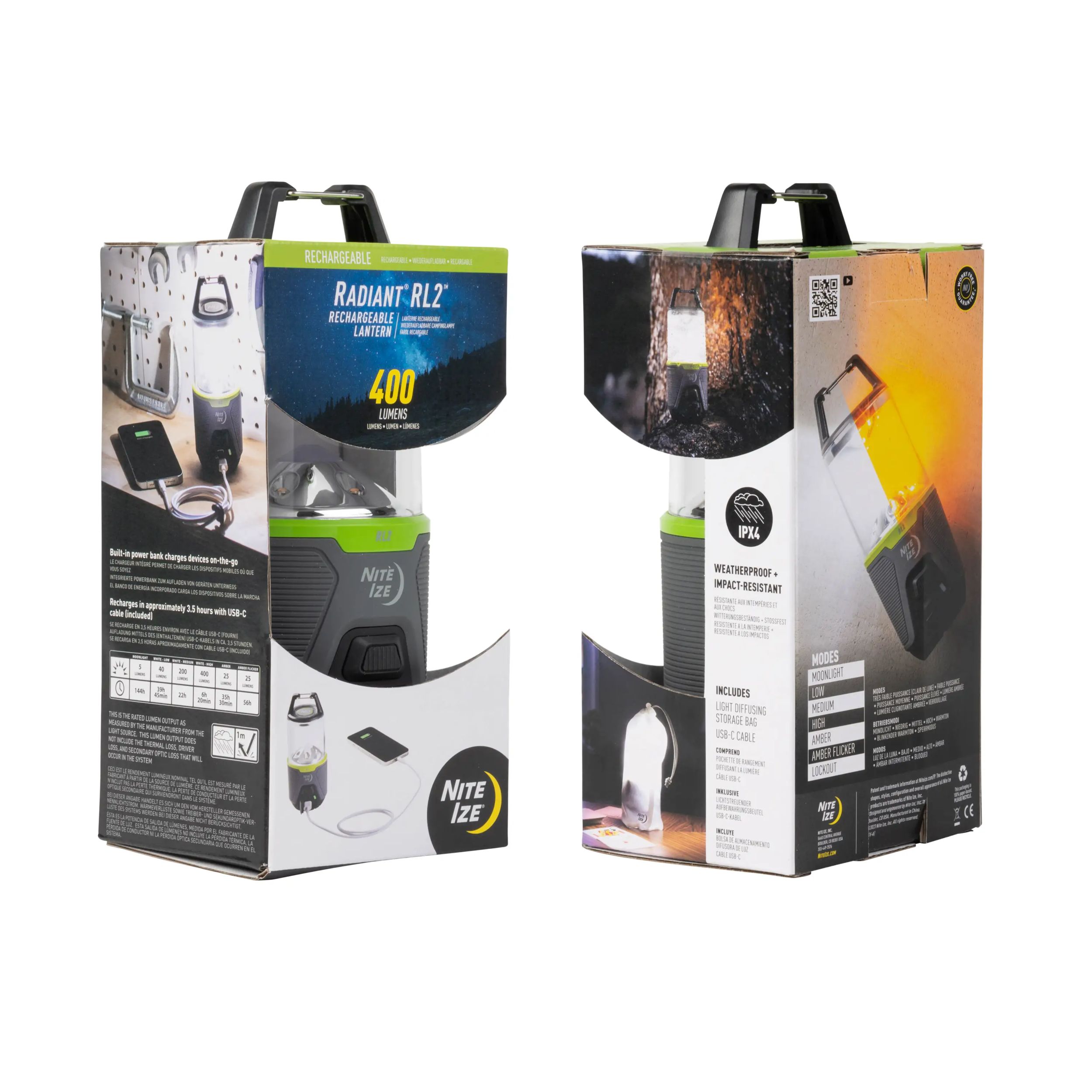 Nite Ize Radiant® RL2 Rechargeable Lantern Composite_or_Mixed