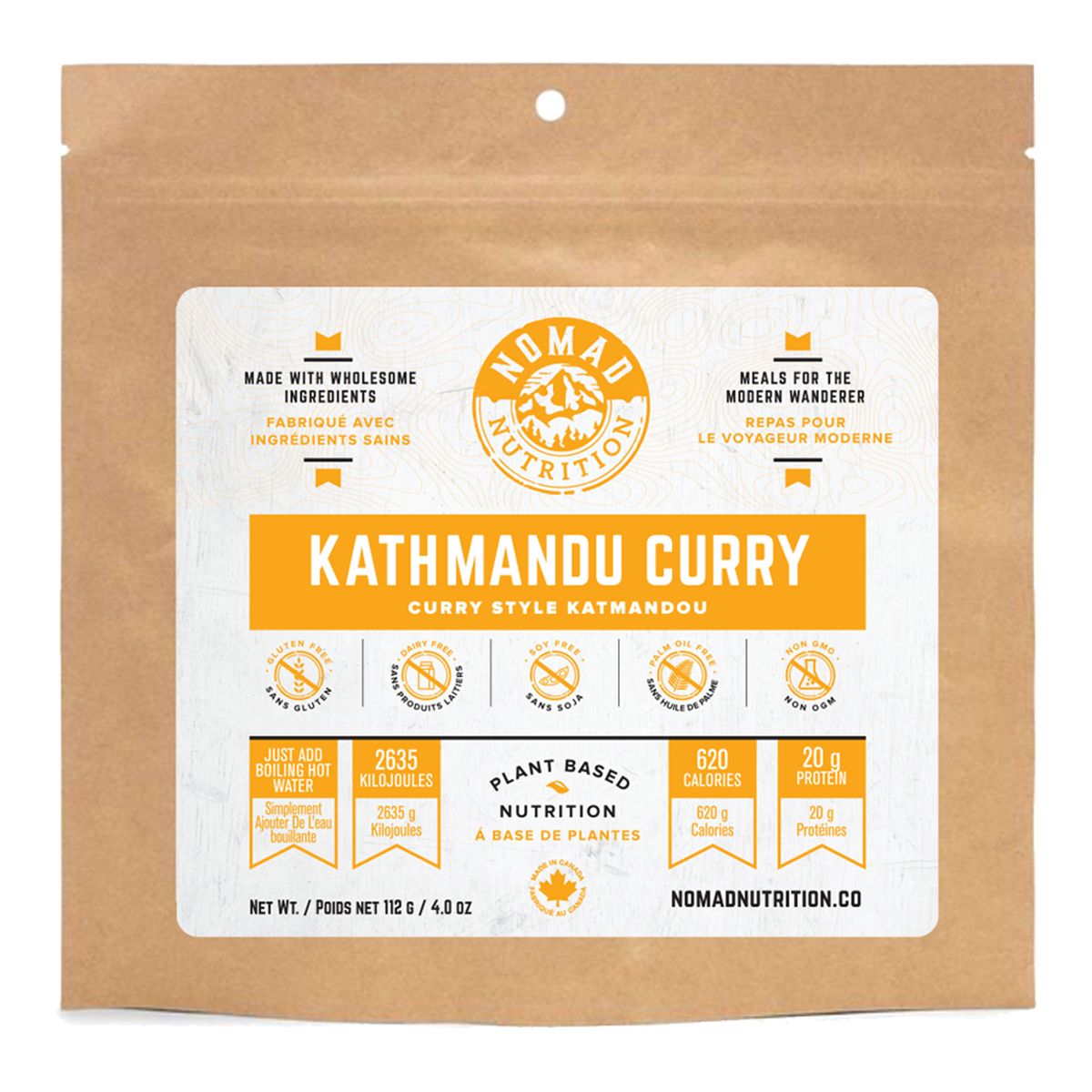 Nomad Nutrition Dehydrated Kathmandu Curry