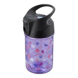 Nike Kids TR Hypercharge 12 oz Water Bottle, Straw Lid, Plastic Front_Angled_Left