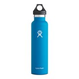 Hydro Flask Standard Mouth 24 oz Insulated Stainless Steel Water Bottle with Screw Cap Front_Flat