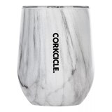 Corkcicle Stemless 12 oz Wine Tumbler, Sliding Lid, Insulated Stainless Steel Front_Flat