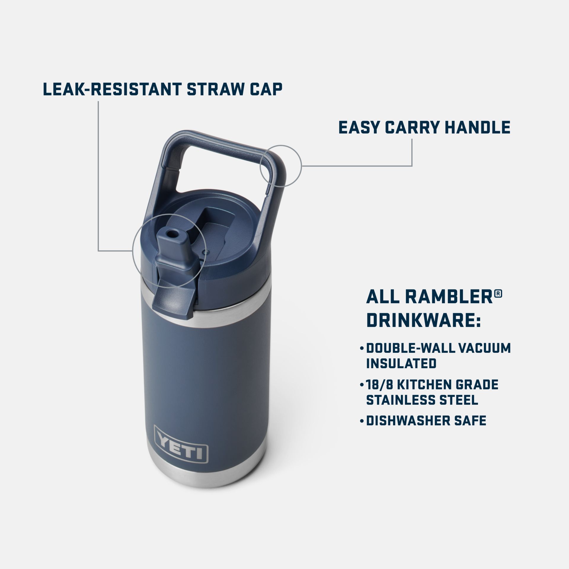 YETI Junior Kids' Rambler® 12 oz Water Bottle