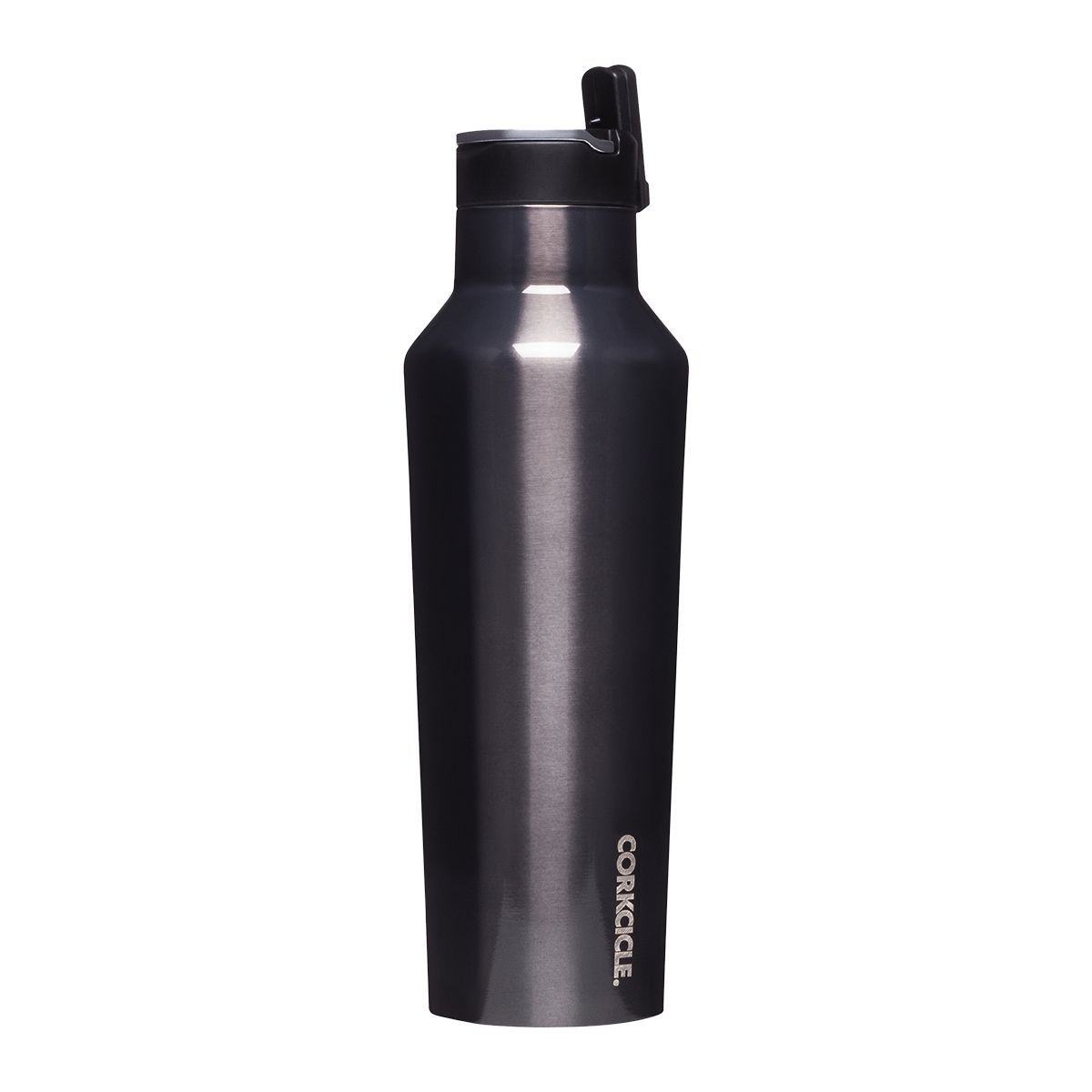 Corkcicle Sport Canteen 20 oz Water Bottle , Straw Lid, Insulated Stainless Steel