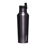 Corkcicle Sport Canteen 20 oz Water Bottle , Straw Lid, Insulated Stainless Steel Front_Flat