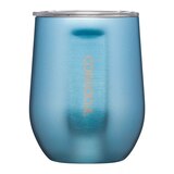 Corkcicle Stemless 12 oz Wine Tumbler, Sliding Lid, Insulated Stainless Steel Front_Flat
