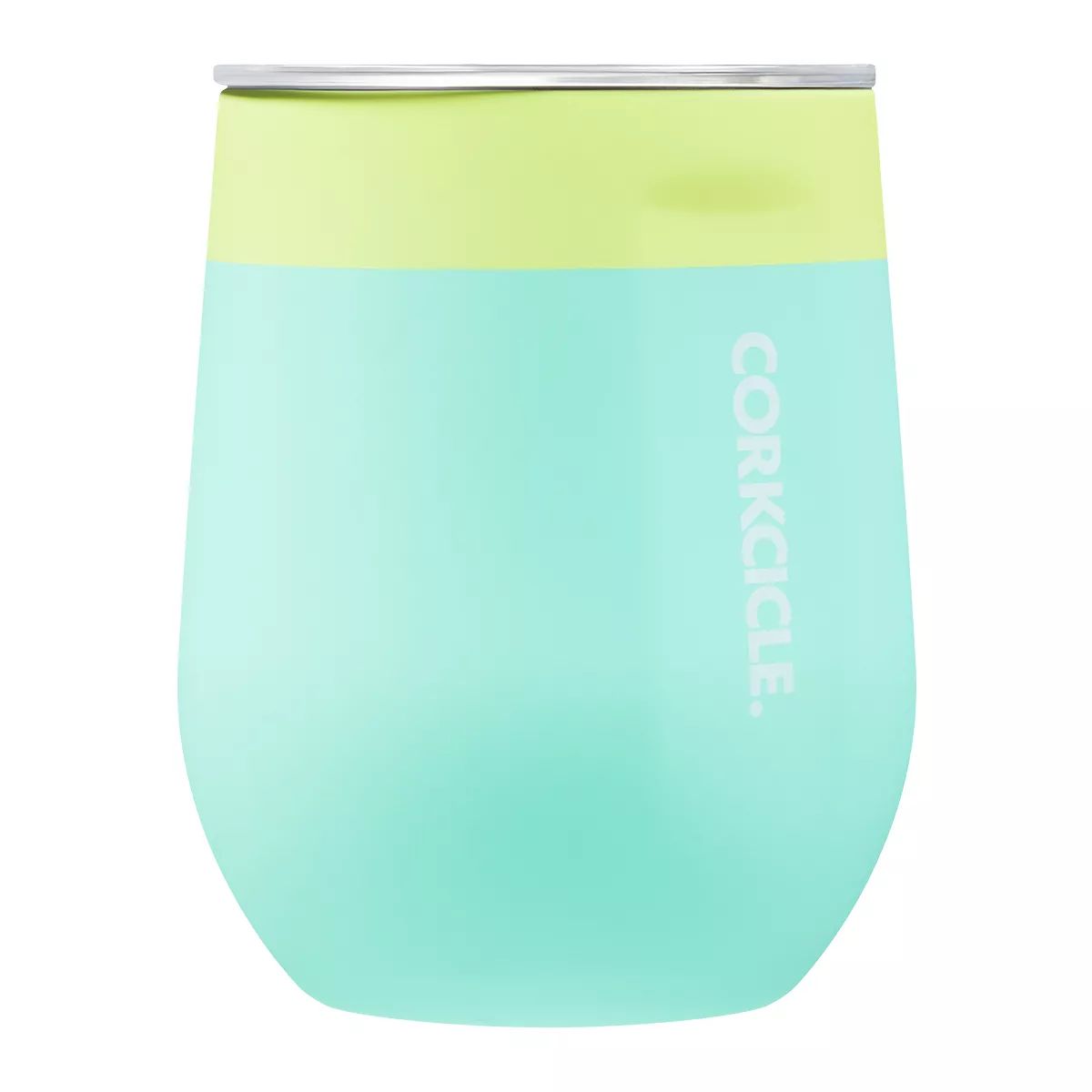 Corkcicle Stemless 12 oz Wine Tumbler, Sliding Lid, Insulated Stainless Steel