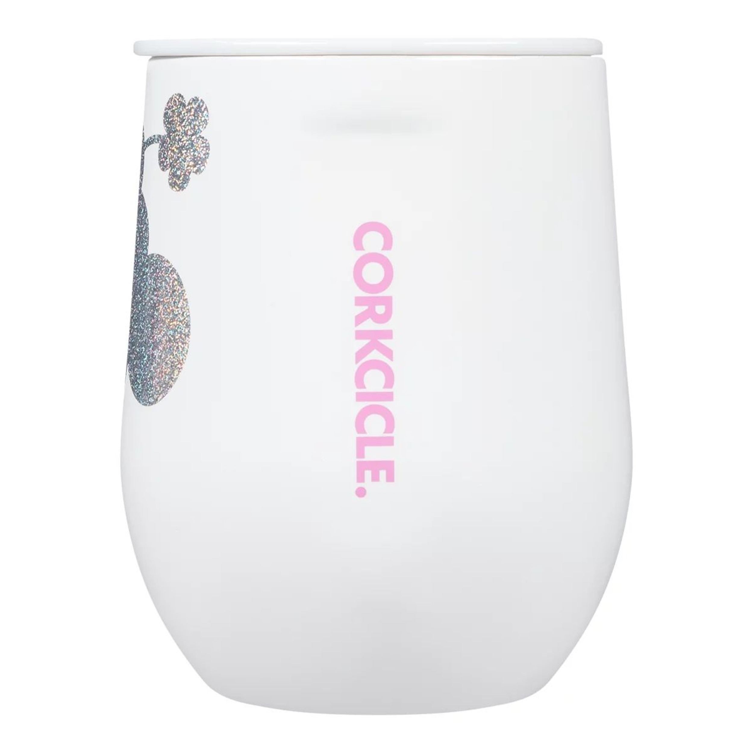 Corkcicle Stemless 12 oz Wine Tumbler, Sliding Lid, Insulated Stainless
