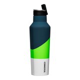 Corkcicle Sport CanT Shirtn 20 oz Water Bottle , Straw Lid, Insulated Stainless ST Shirtl Front_Flat