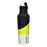 Corkcicle Sport CanT Shirtn 20 oz Water Bottle , Straw Lid, Insulated Stainless ST Shirtl Front_Flat