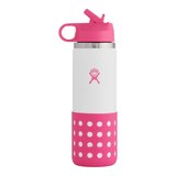 HYDROFLASK Hydro Flask 20 Oz Kids' Wide Mouth Water Bottle With Boot Punch Front_Flat