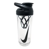Nike TR Hypercharge 24 oz Shaker/Blender Bottle, Spout Lid, Plastic, Odor Resistant Front_Flat