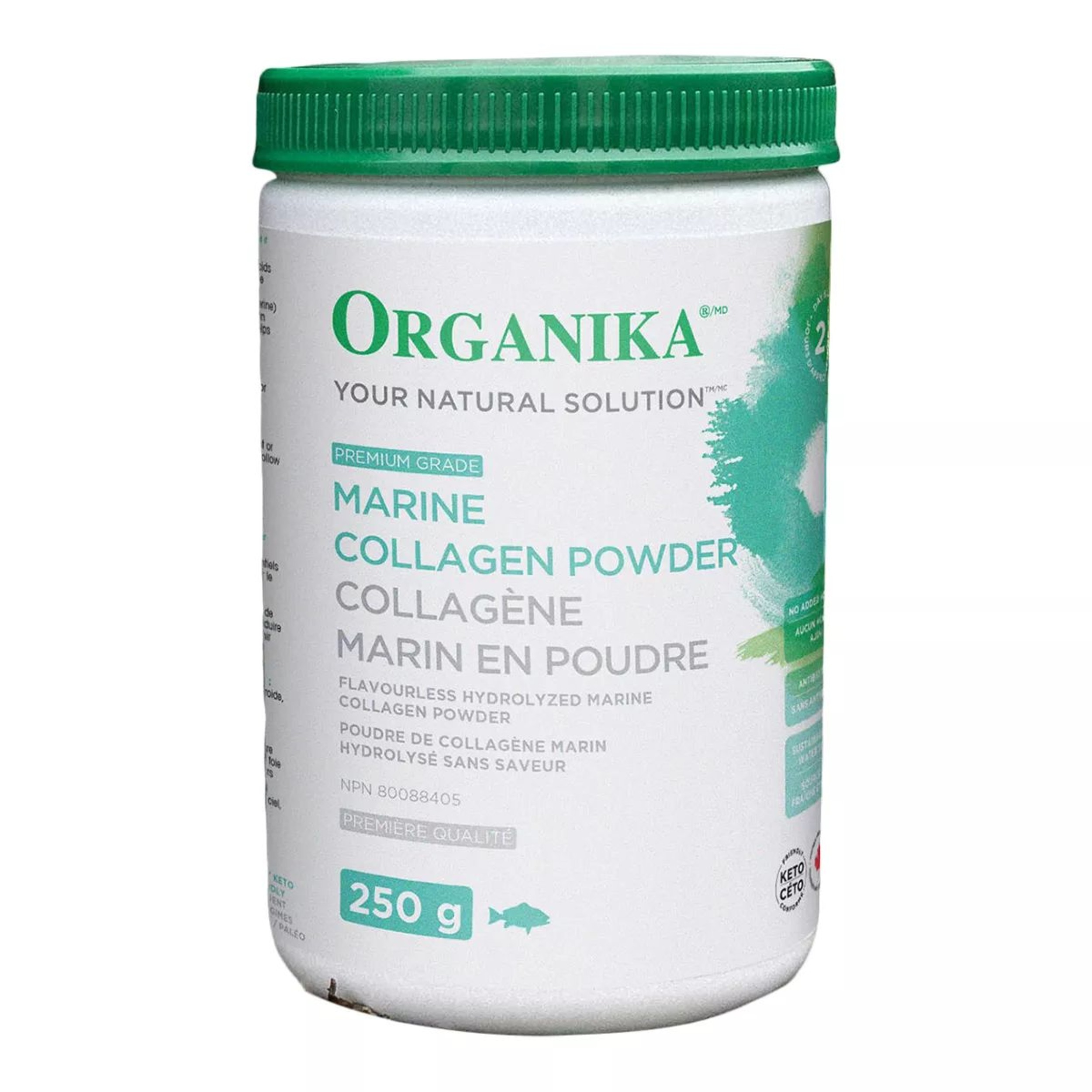 Organika Marine Collagen Powder - 250g Front_Flat