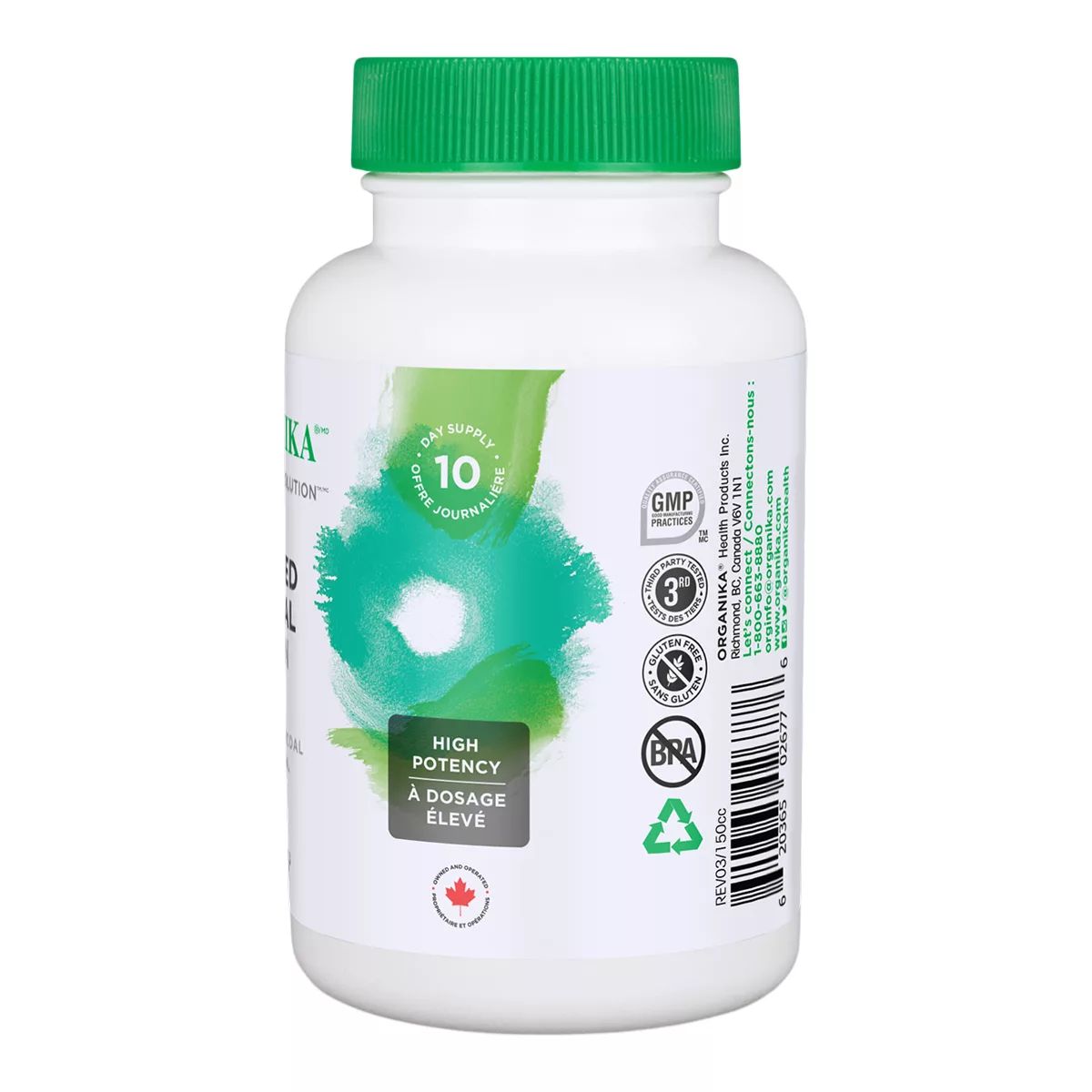 Organika Activated Charcoal Capsules 90 Vegetarian Capsules