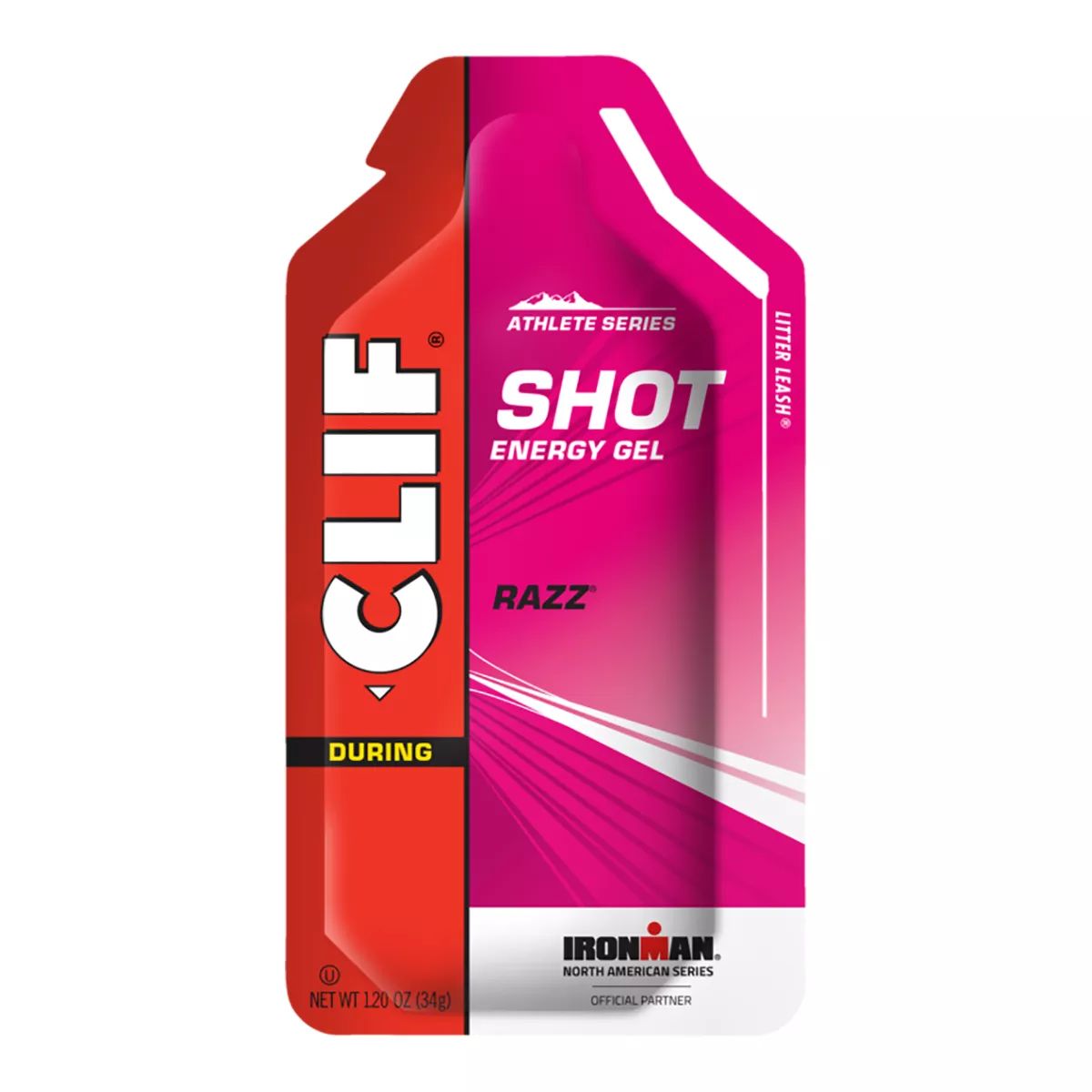 Clif Shot Energy Gel - Raspberry Front_Flat