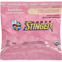Honey Stinger Chew Pink Lemonade Front_Flat