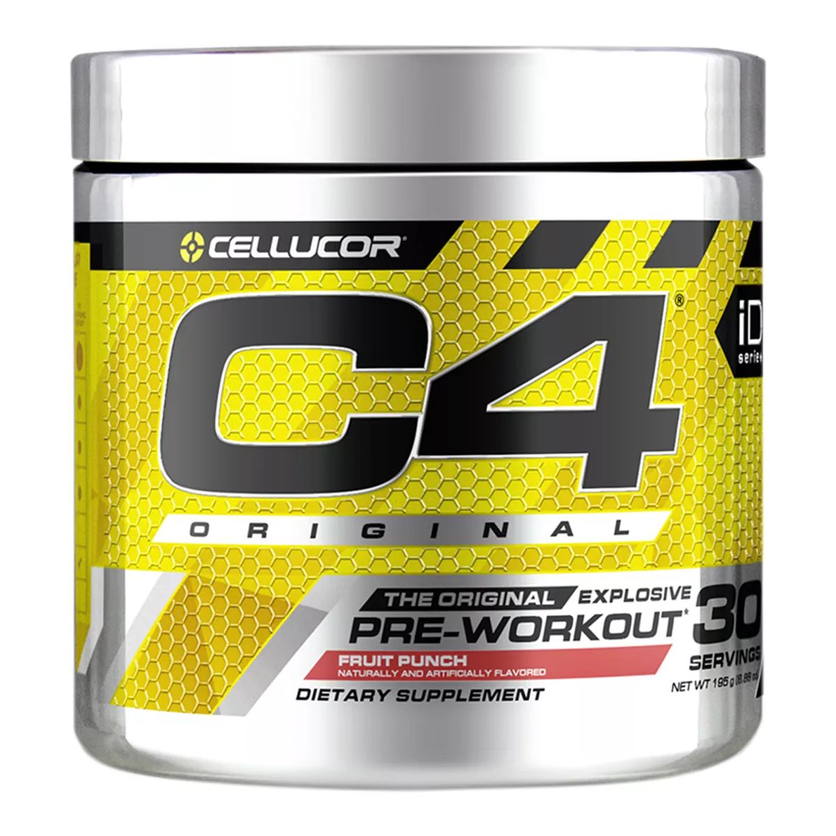 C4 Original Pre-Workout Fruit Punch 195g Powder 30 Servings